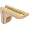 Ekena Millwork 5"W x 15"D x 10"H Classic Warren Rough Cedar Woodgrain TimberThane Corbel, Primed Tan CORUR05X15X10WARRCPR - alternate 4